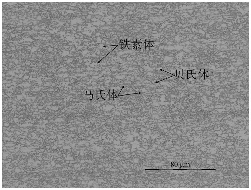 A kind of 800mpa grade high yield strength ratio cold-rolled dual-phase steel and its preparation method