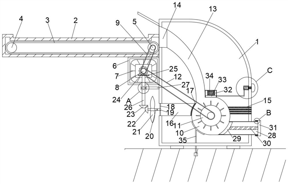 Cotton slitter with static electricity and impurity removing functions