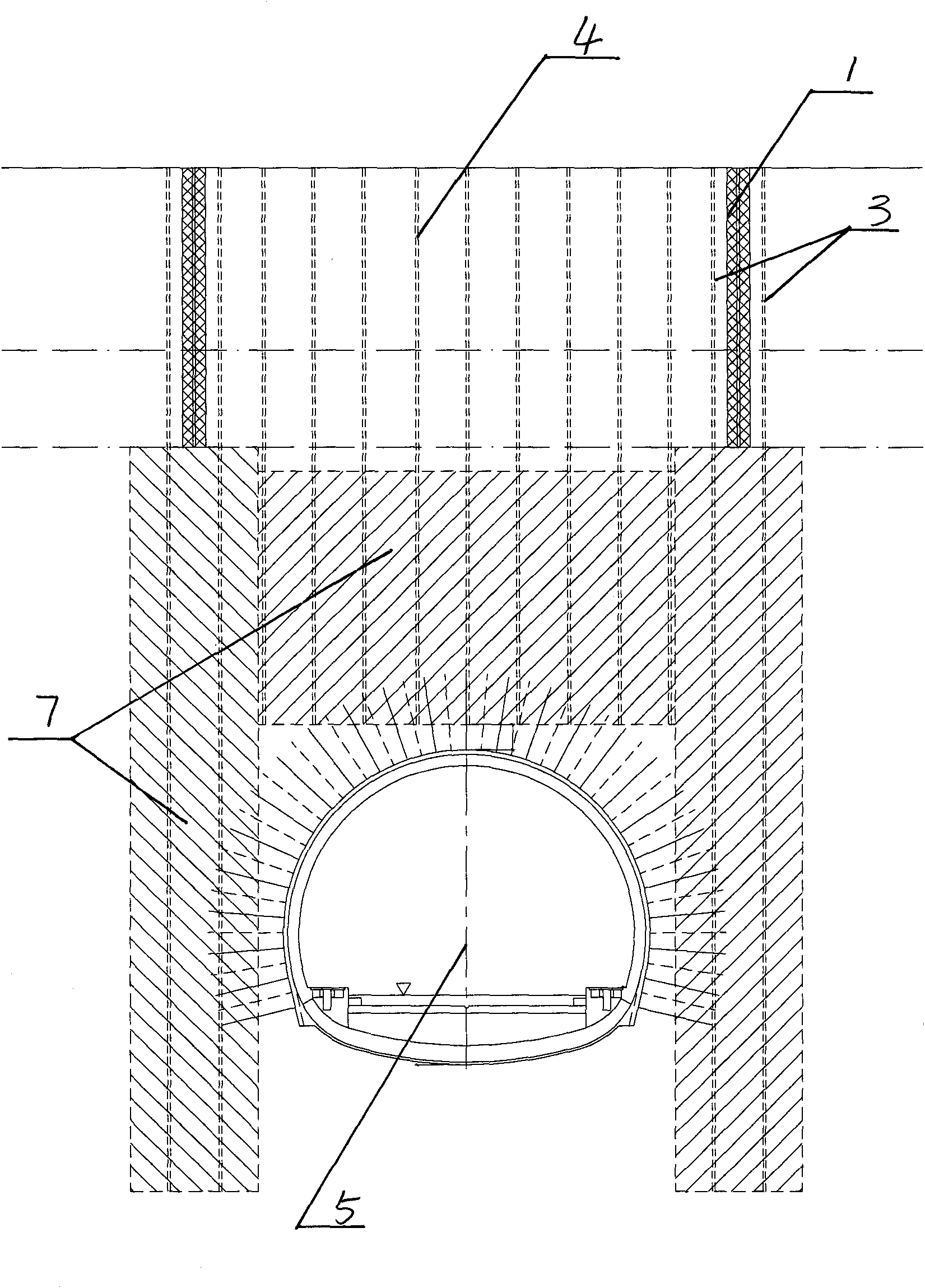 A construction technique of h-shaped water-stop curtain