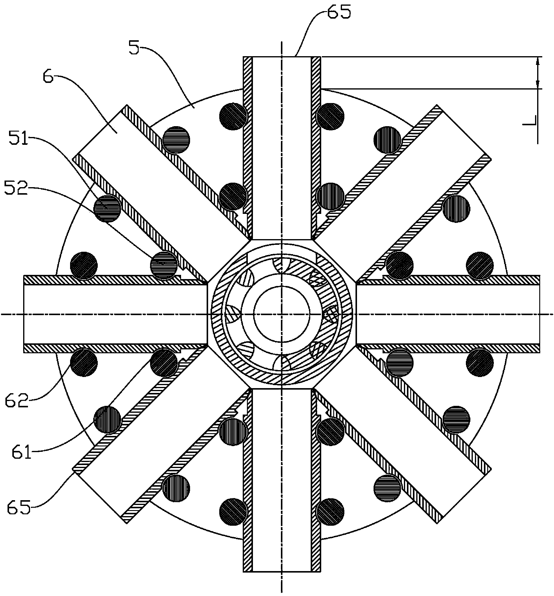 Shot blasting strengthening device and shot blasting strengthening method for engine blades