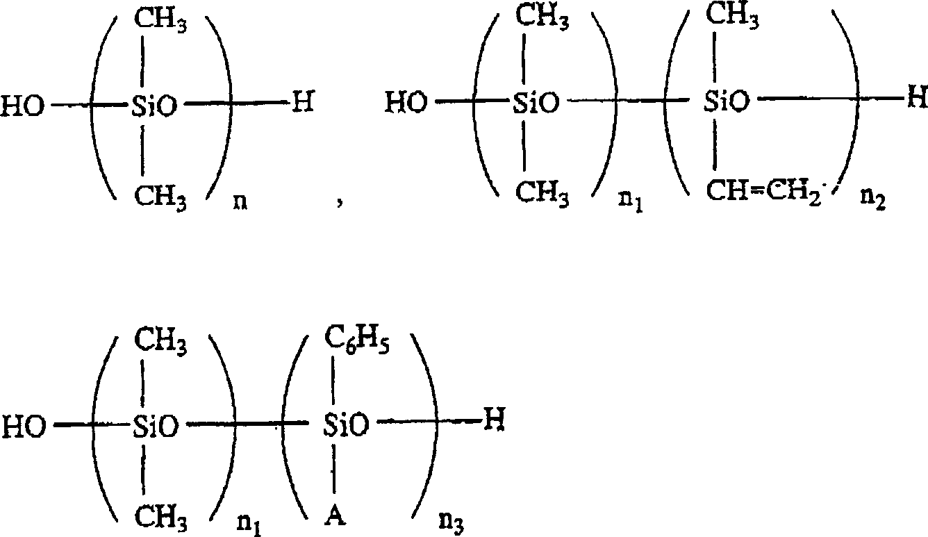 Normal temperature cured organic polysiloxane composition