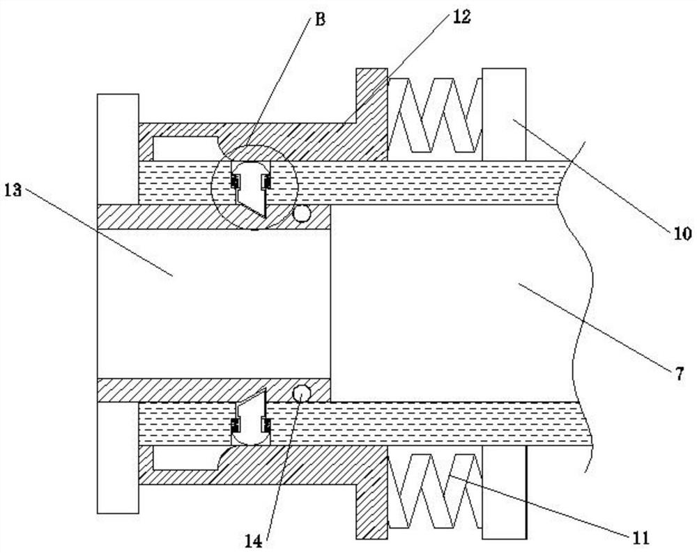 Cooling type screw unit convenient to disassemble, repair and maintain