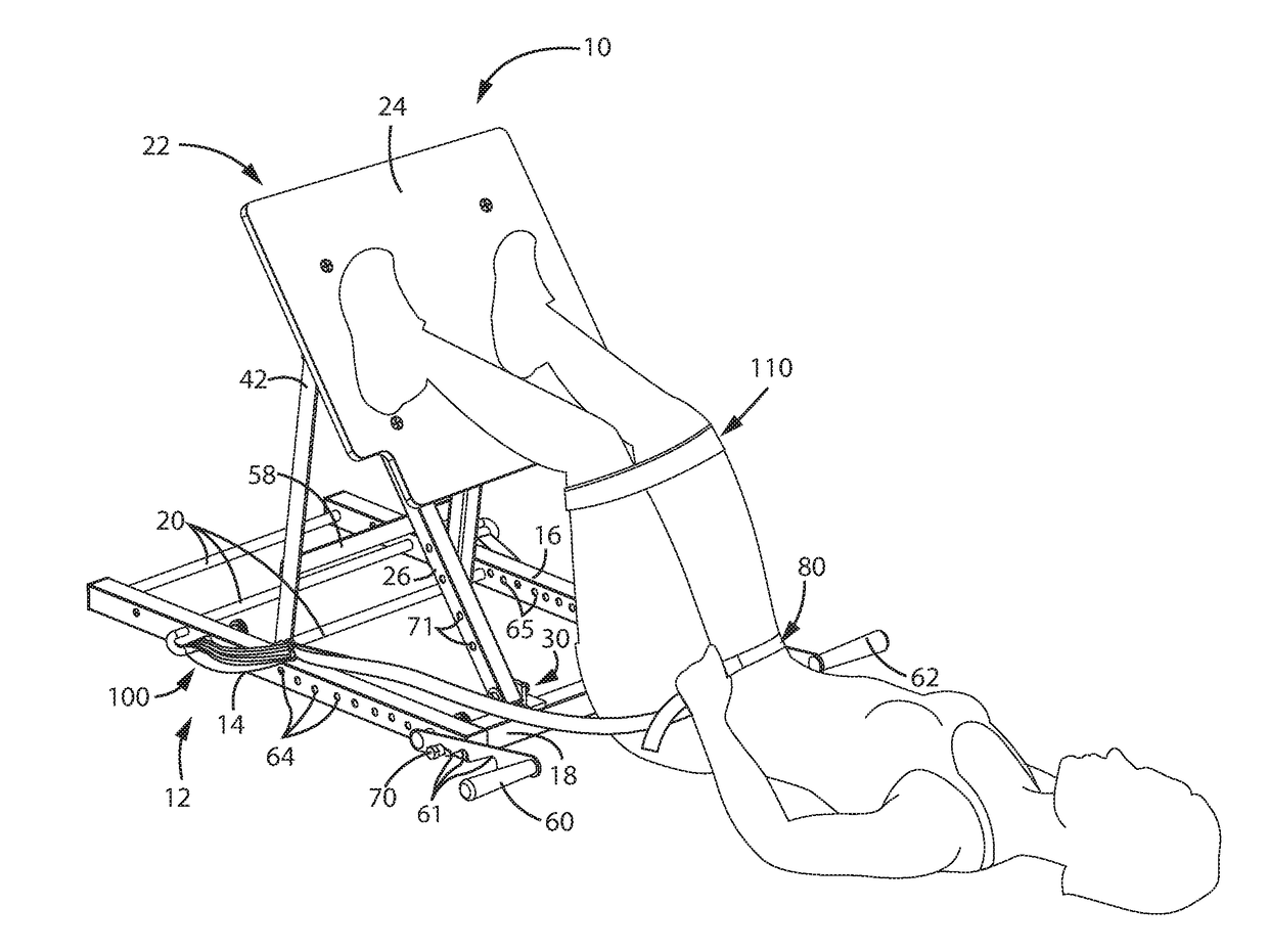 Fitness Training Equipment and Method of Use