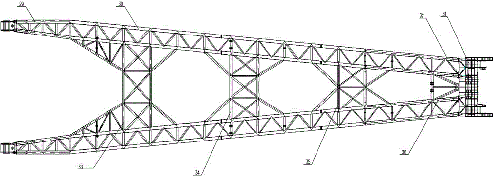 Large-scale ultrahigh lift height floating crane