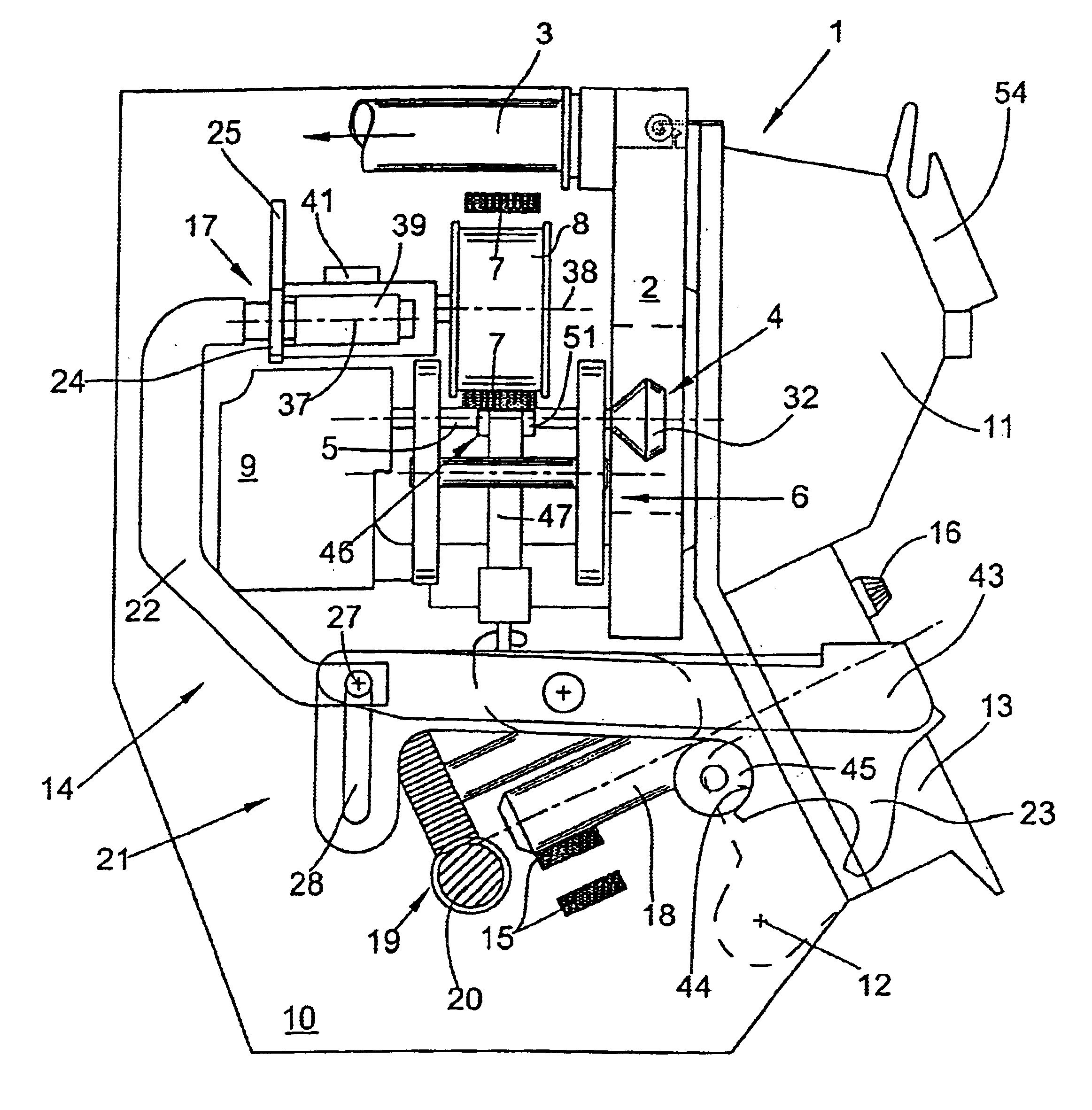 Spinning device