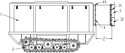 Self-propelled spraying machine with automatic targeting in orchard and spraying method thereof