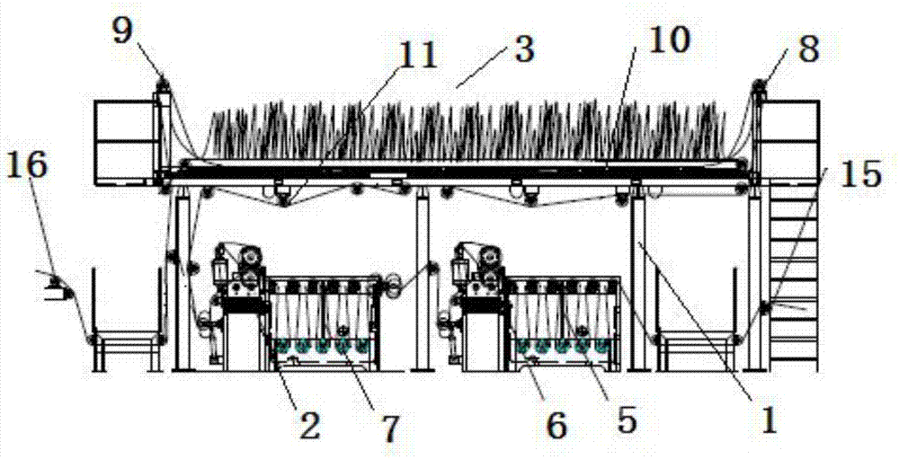 Efficient desizing machine