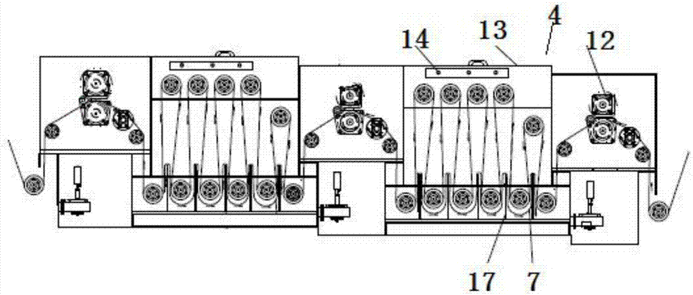 Efficient desizing machine