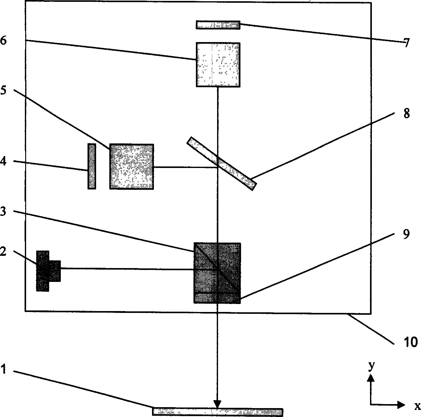 Optical non-contact type narrow angle measuring device