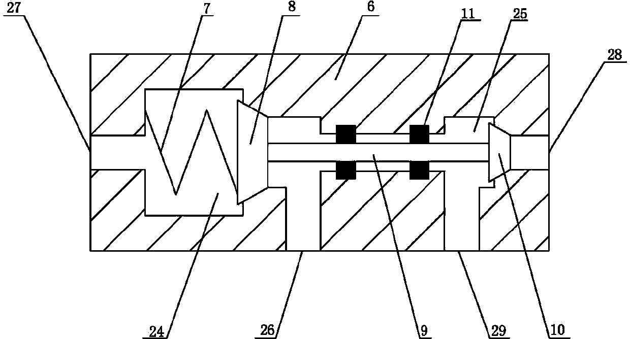 Three-cylinder reverse osmosis seawater desalting and concentrated seawater energy recycling system