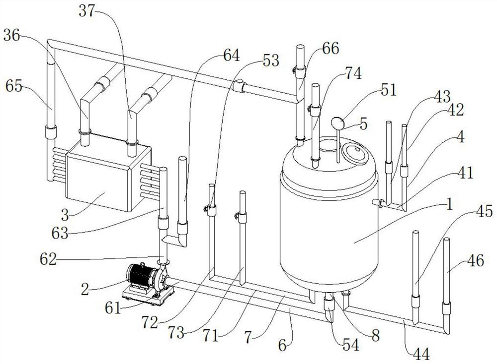 Decoloring hydrolyzing equipment applied to preparation of seaweed dietary fibers