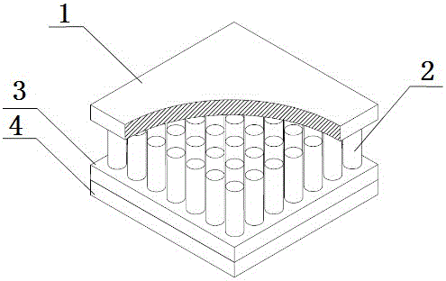 A flexible force sensor capable of measuring normal and tangential forces