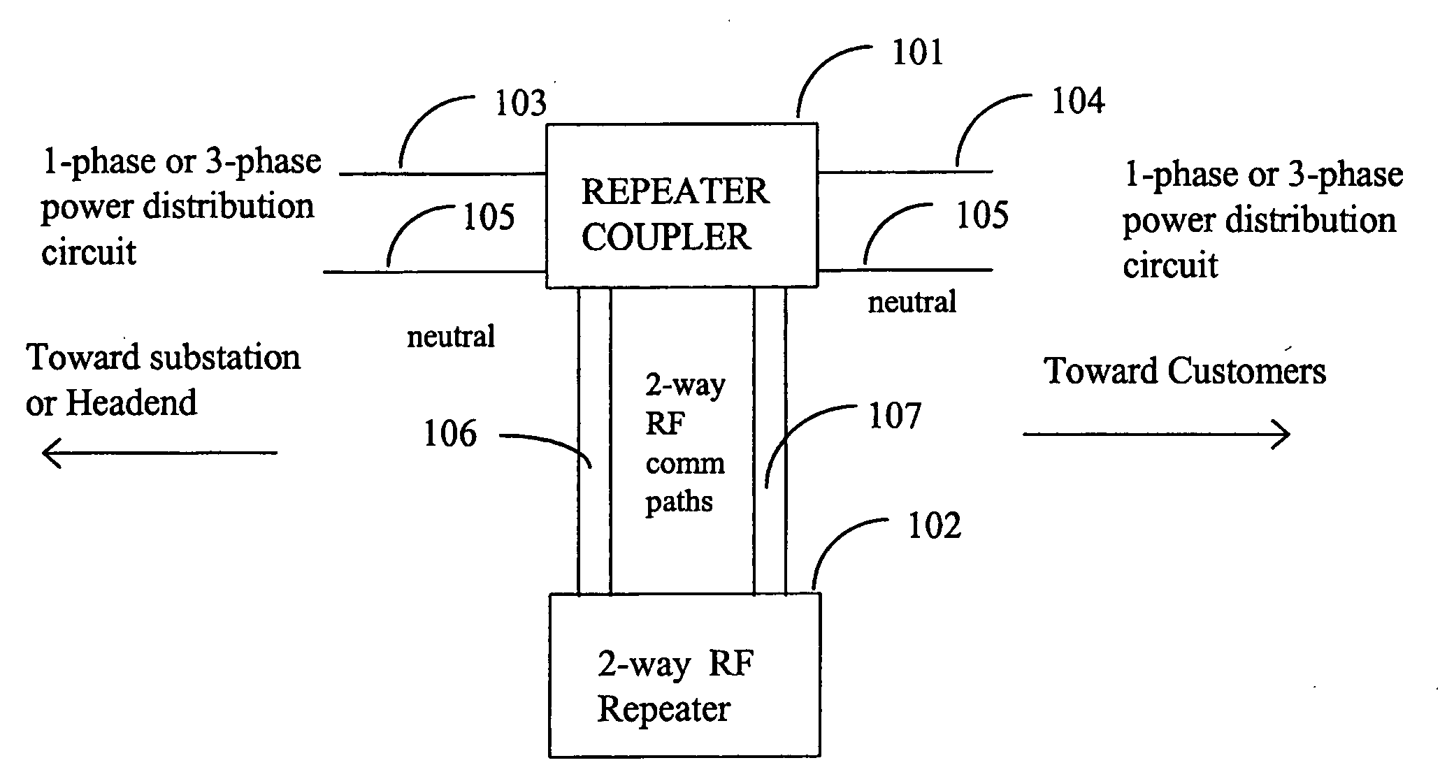 Apparatus, method and system for range extension of a data communication signal on a high voltage cable