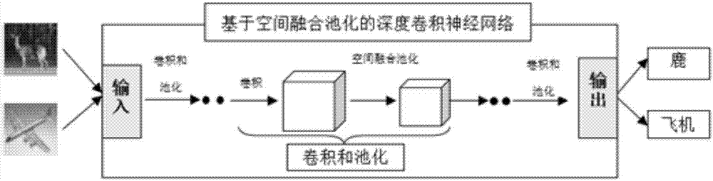 Deep neural network method based on space fusion pooling