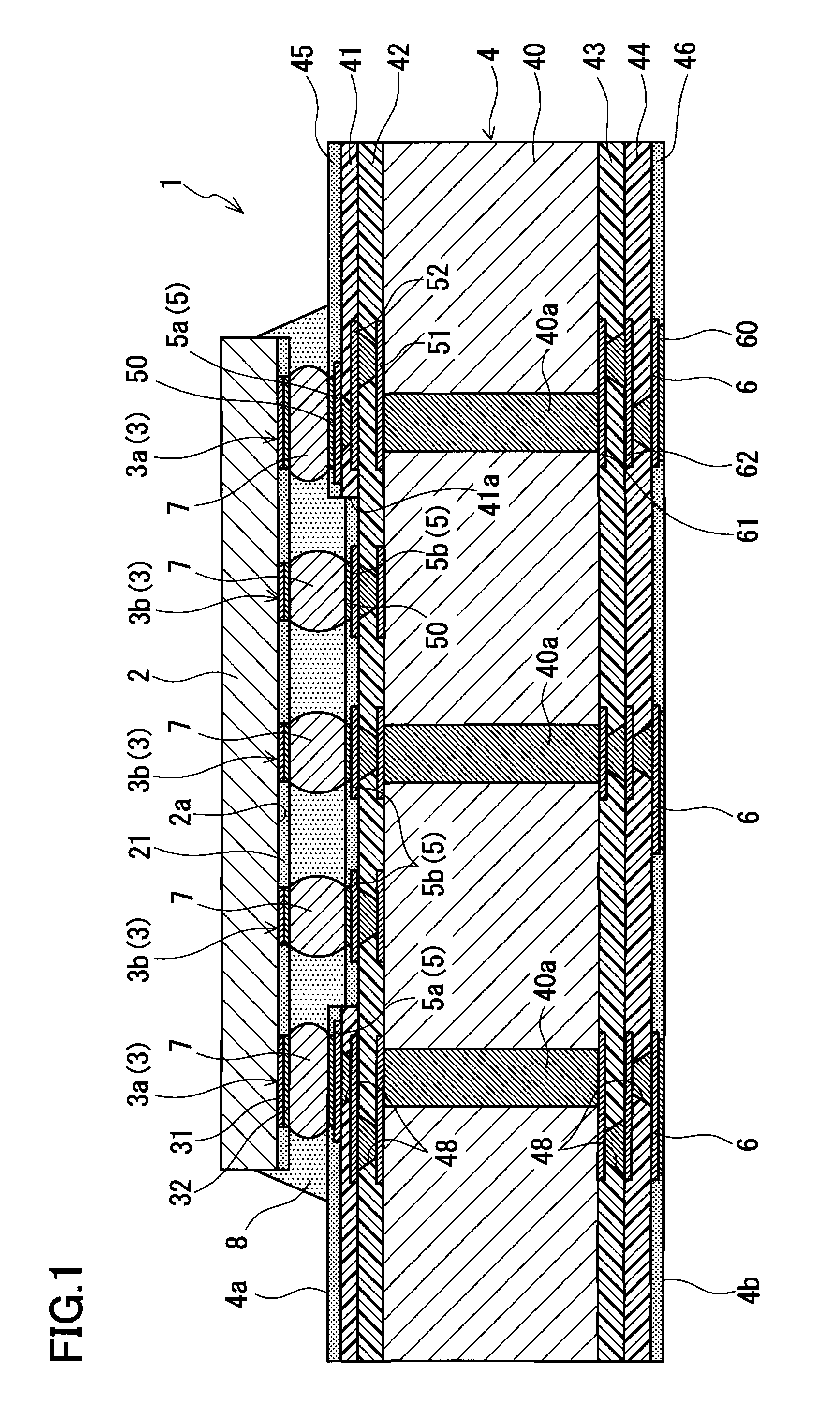 Semiconductor device, and method of manufacturing multilayer wiring board and semiconductor device