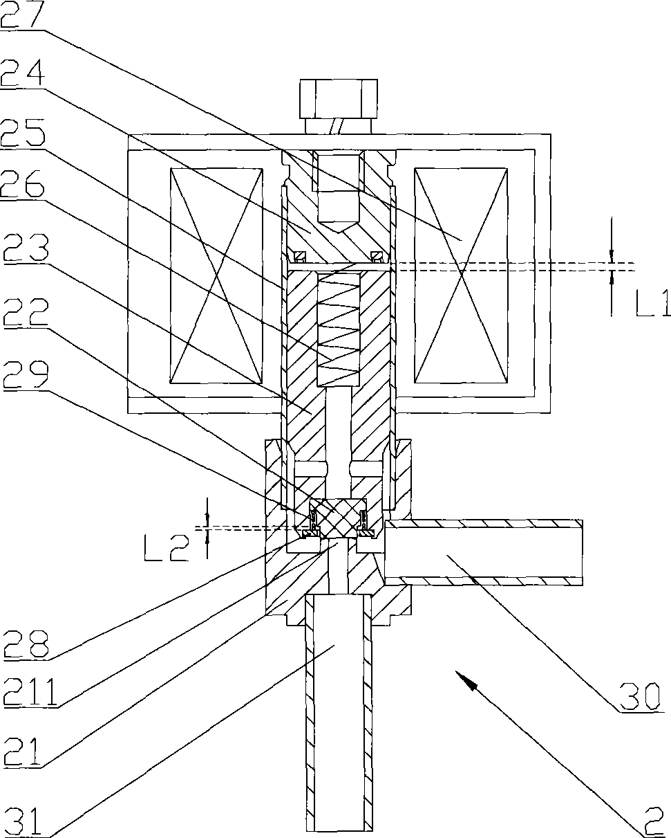 Electromagnetic valve