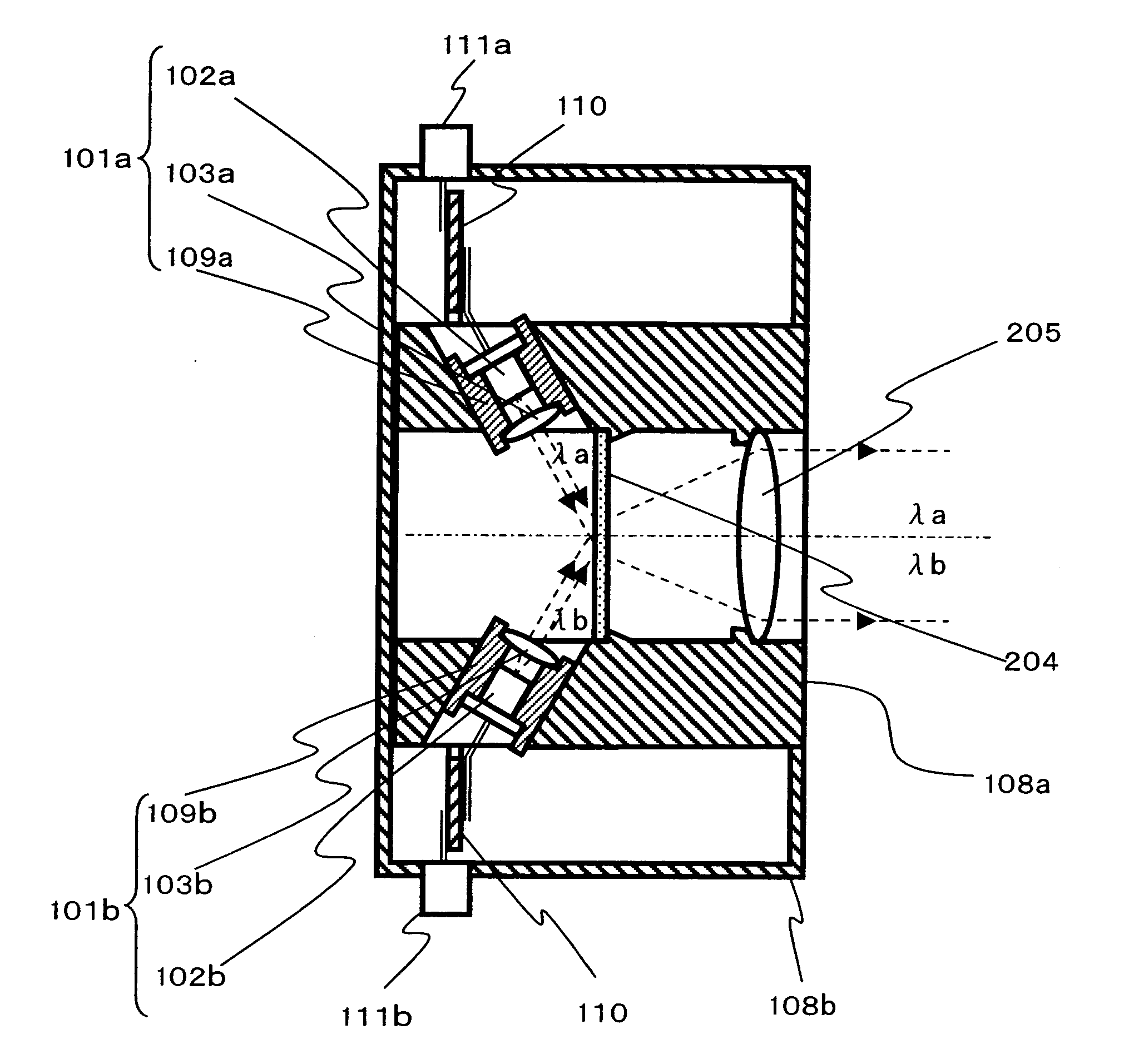 Optical Space Transmitter and Optical Space Transmission Method for Wavelength-Multiplexed Light