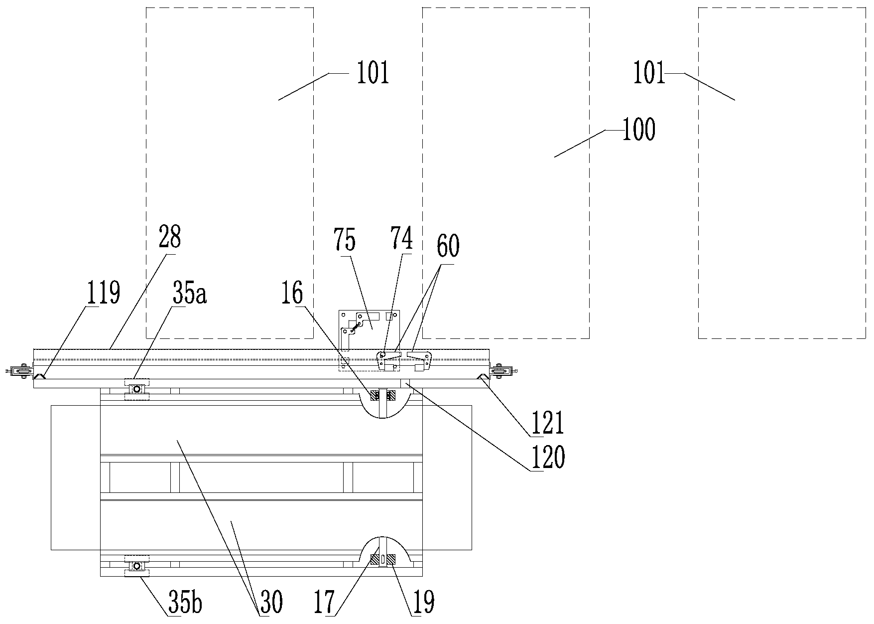 Parking system and method for taking vehicle