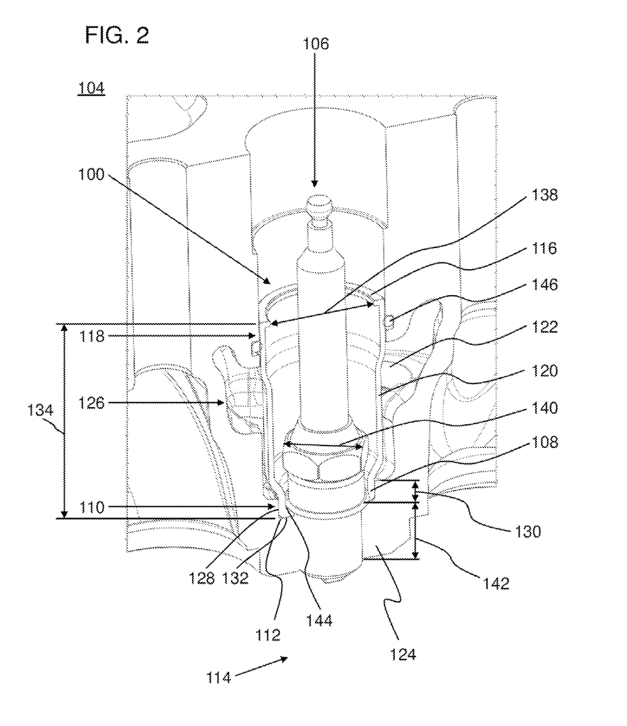 Press-fit sleeve for a cylinder head