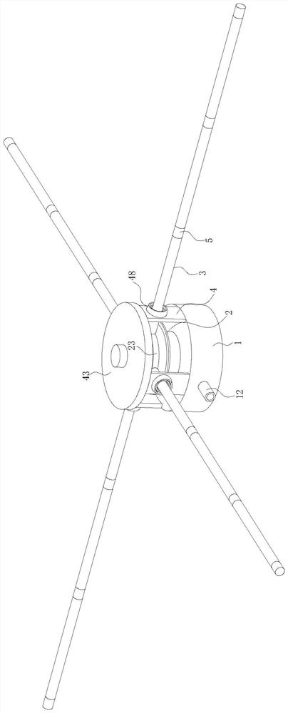 Agricultural internet-of-things soil detection irrigation device with humidity control function