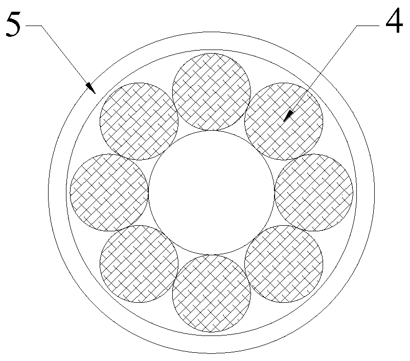 Grouting stopping sealing and blocking device and grouting anchor cable hole sealing grouting stopping method