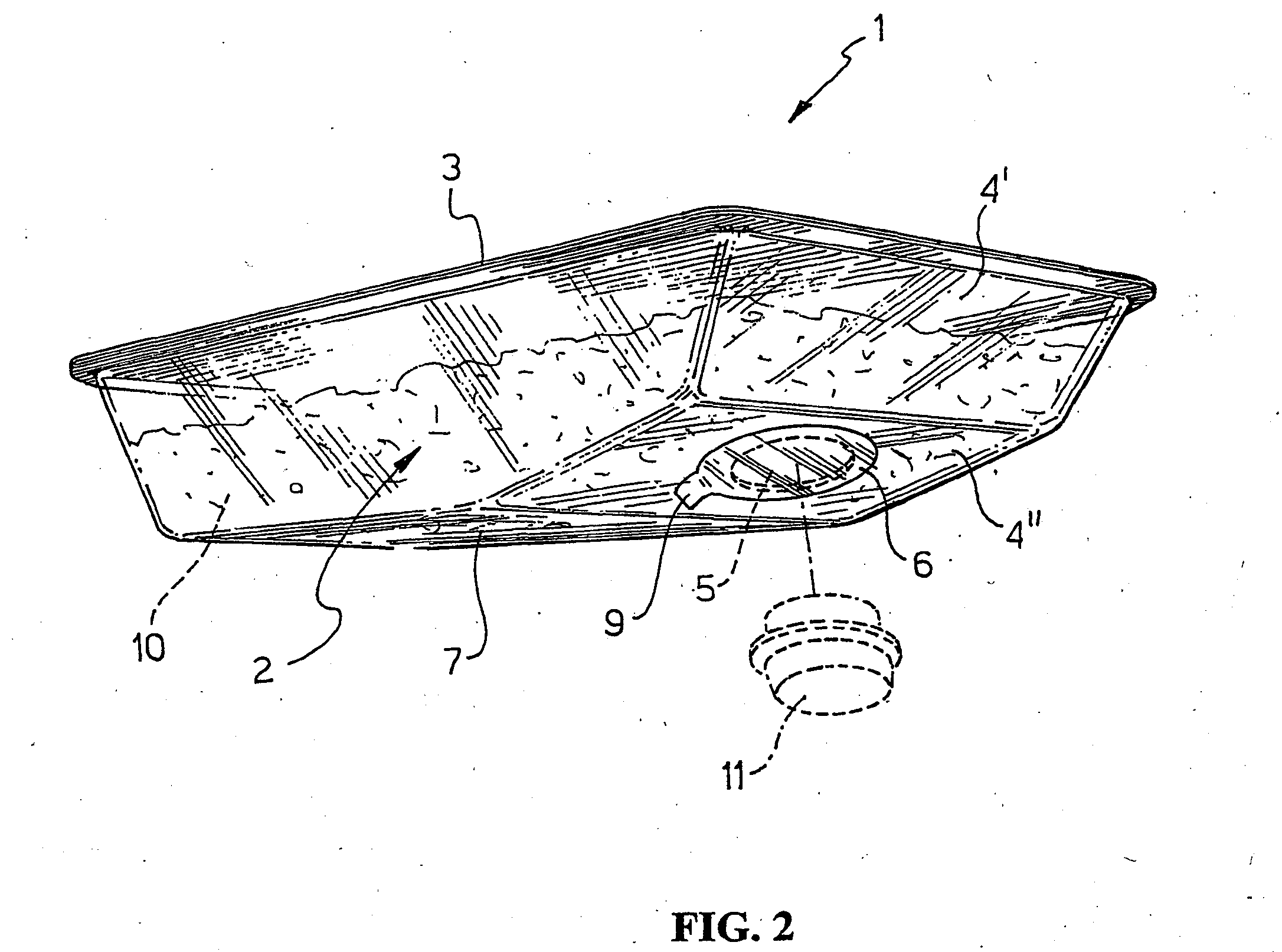 Dispenser for granular or powdered food products, for example grated cheese and similar loose food products , and corresponding manufacturing process