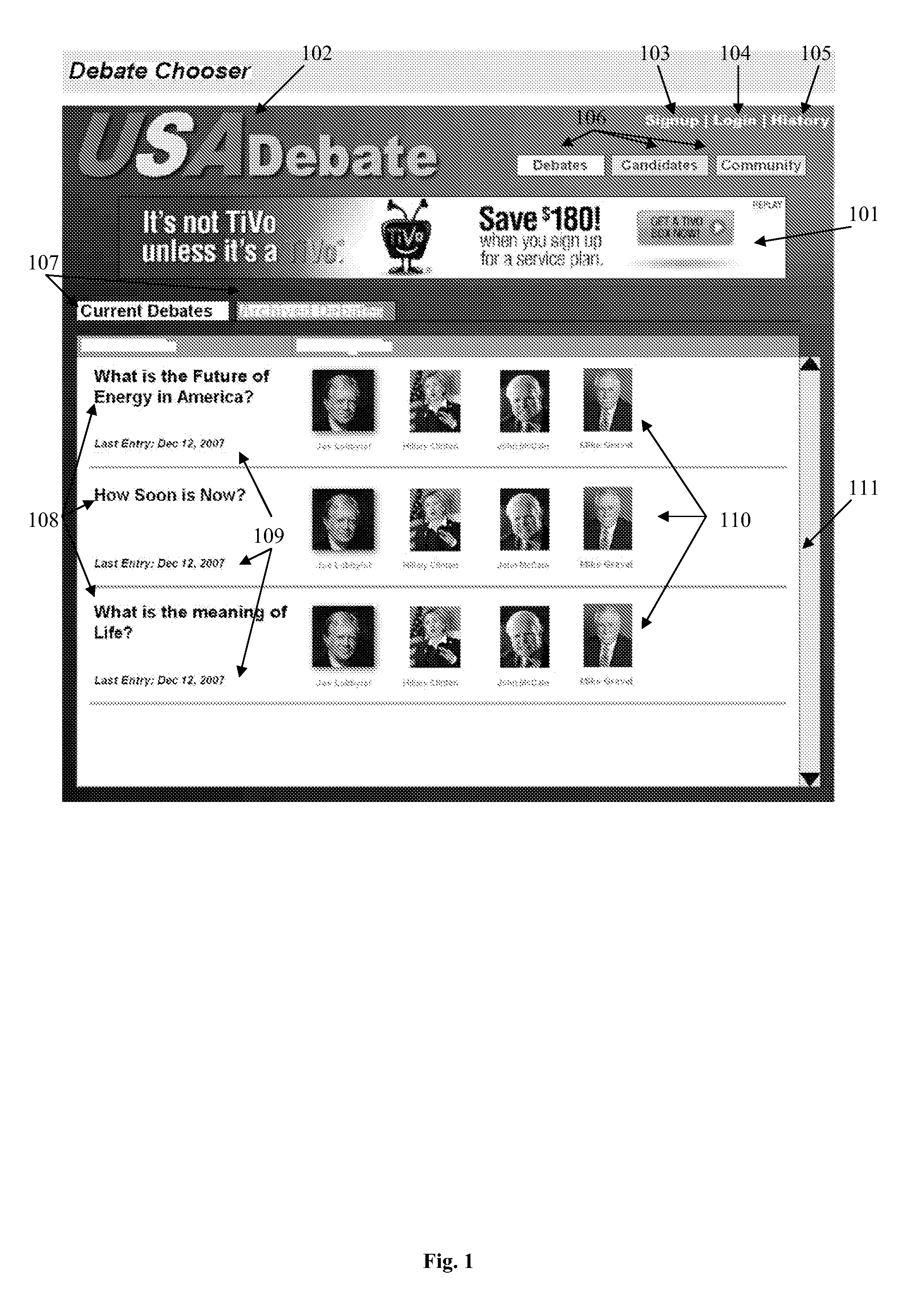 System and method for conducting on-line discussions.