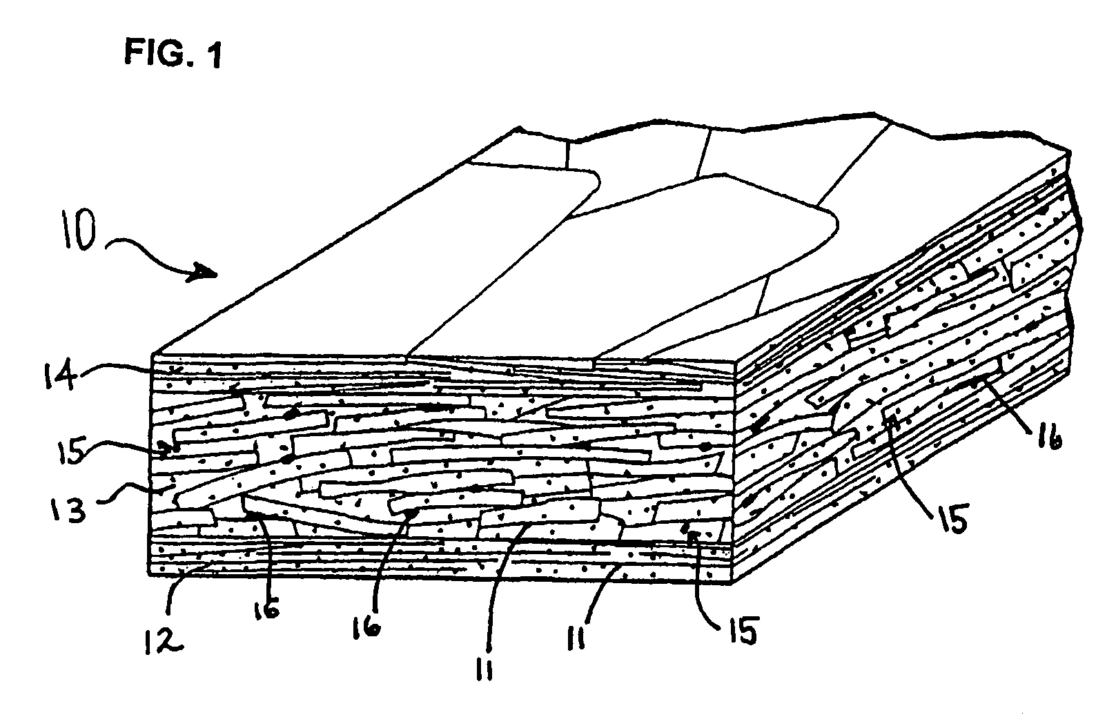 Strength-enhanced, lightweight lignocellulosic composite board materials and methods of their manufacture