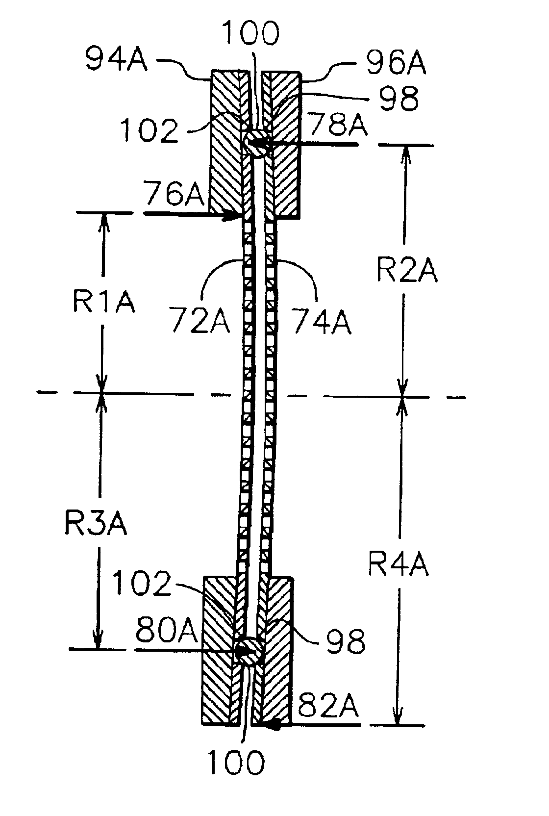 Ion optics with shallow dished grids