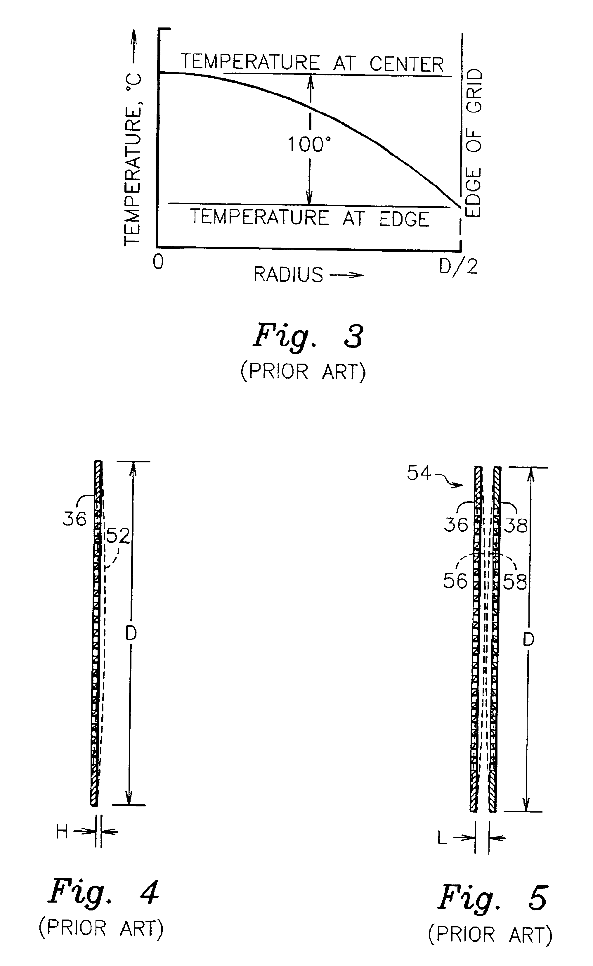 Ion optics with shallow dished grids