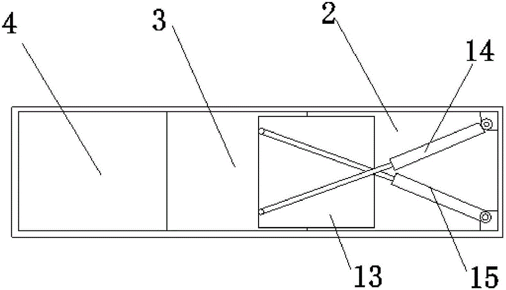 Vertical fixed-point garbage compressor