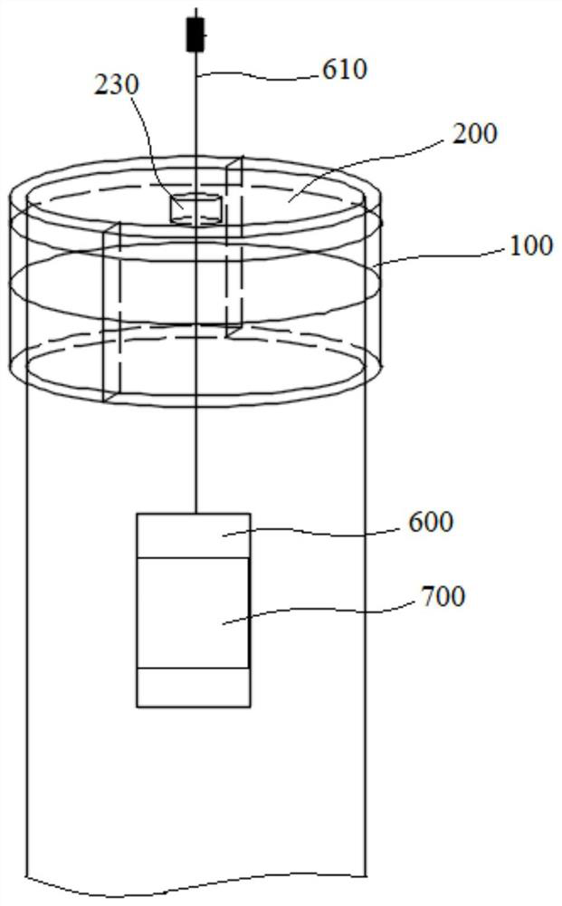 Thermal insulation equipment for monitoring well