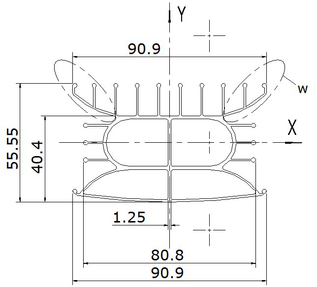 Radiator extrusion die