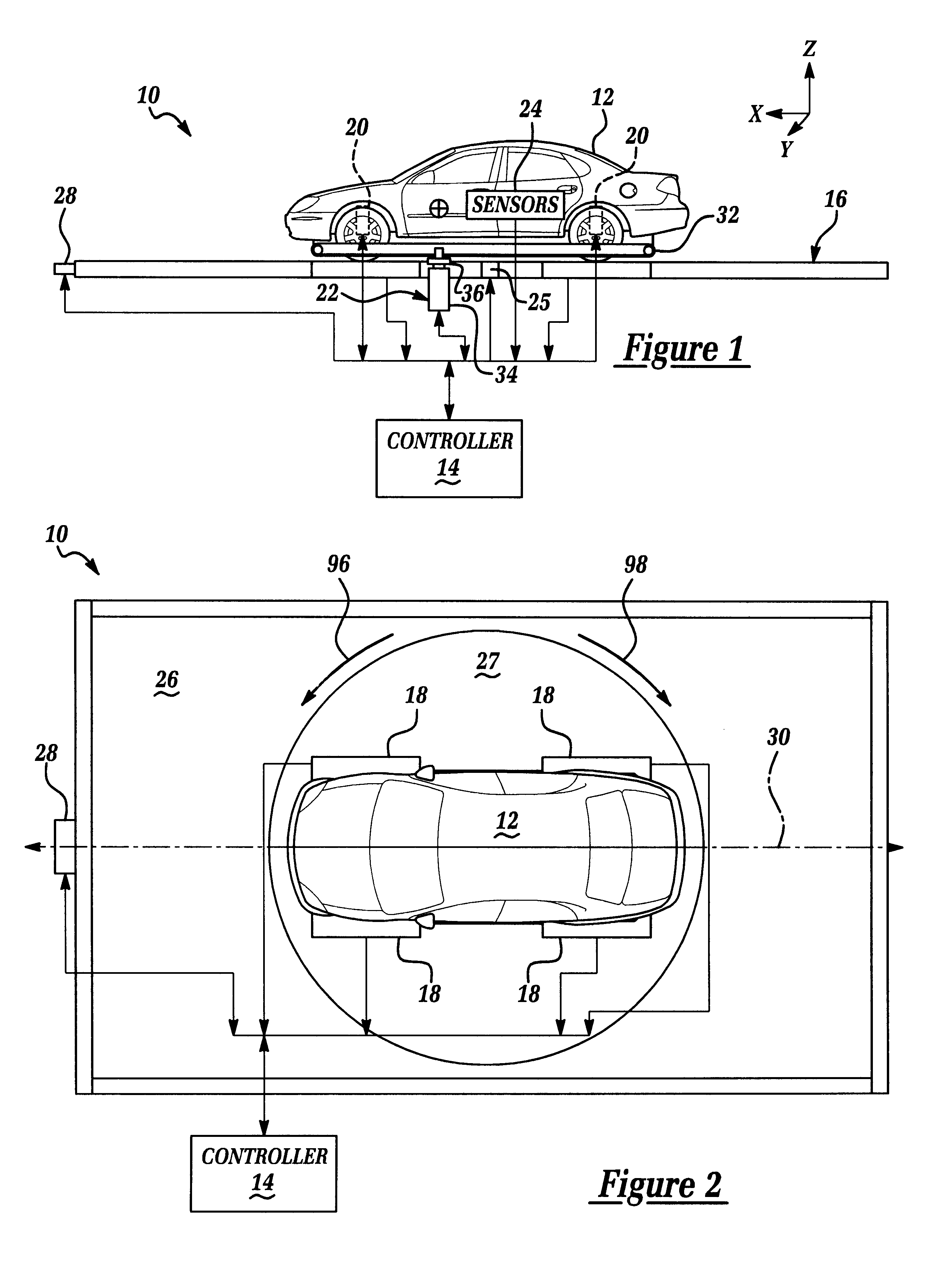 Method and apparatus for measuring the rollover resistance and compliance characteristics of a vehicle