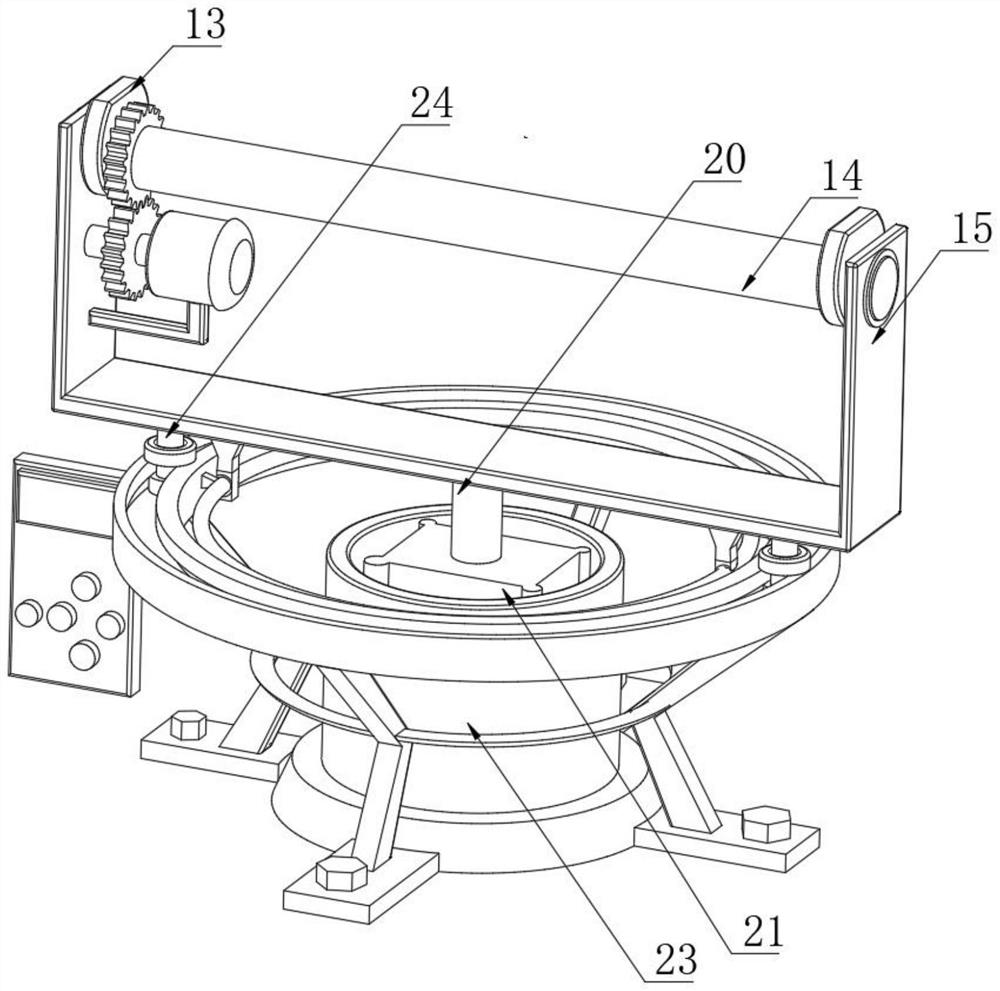 Railway vehicle wheel machining fixing device convenient to operate