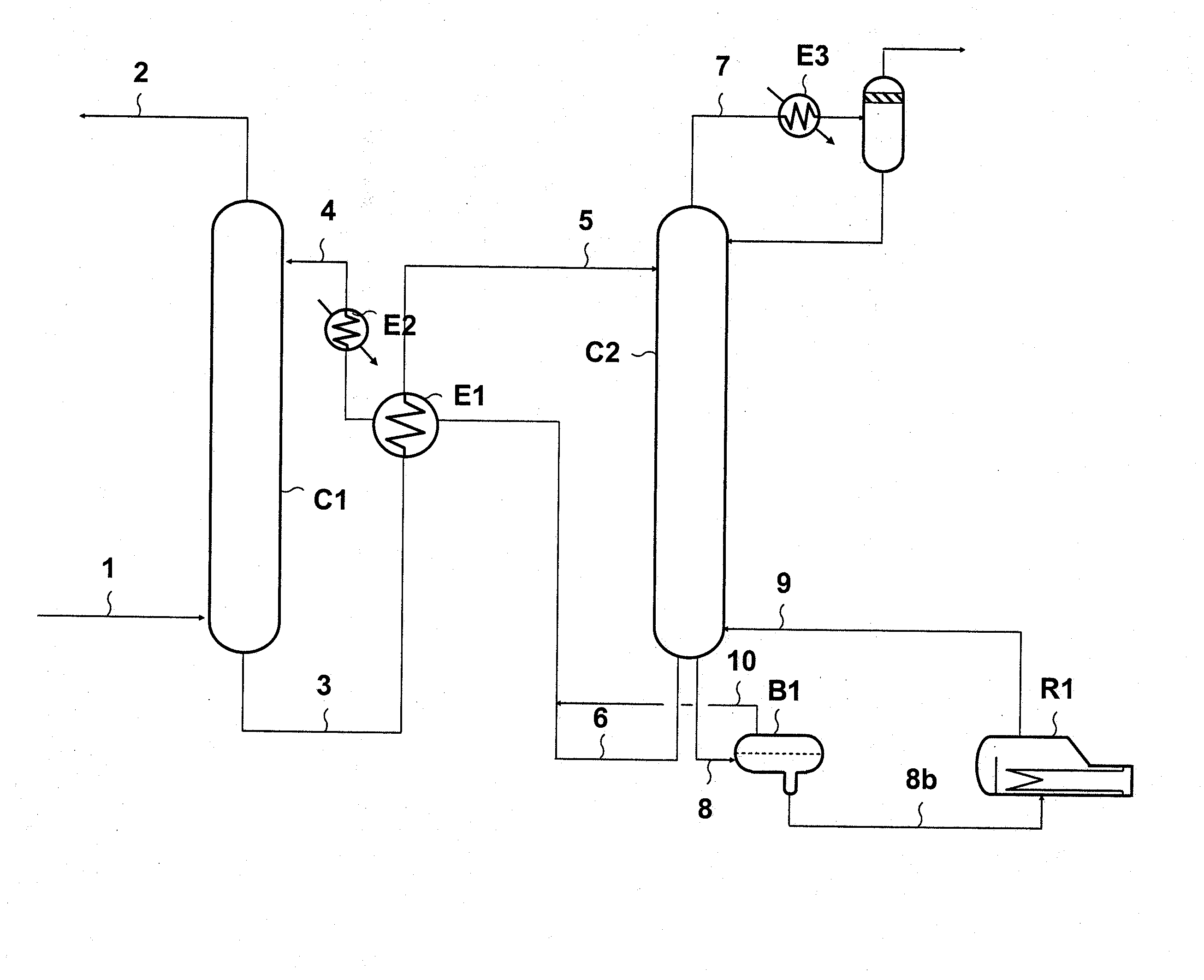 Gas deacidizing method using an absorbent solution with vaporization and/or purification of a fraction of the regenerated absorbent solution