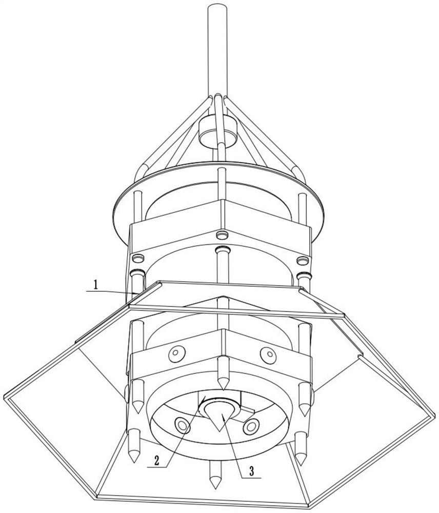 Seabed float sludge detecting and sampling device and sampling method thereof