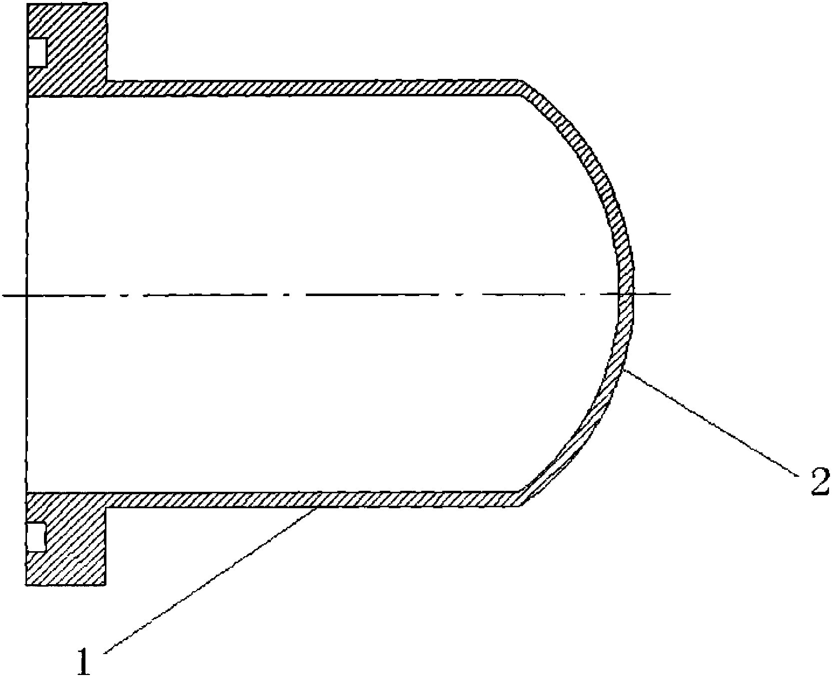 Magnetic-pump sealing plate with arc-shaped end face