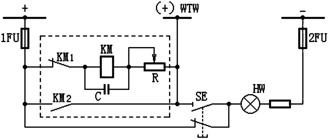 Breaker divide-shut brake motion instruction device in high-voltage switch cabinet