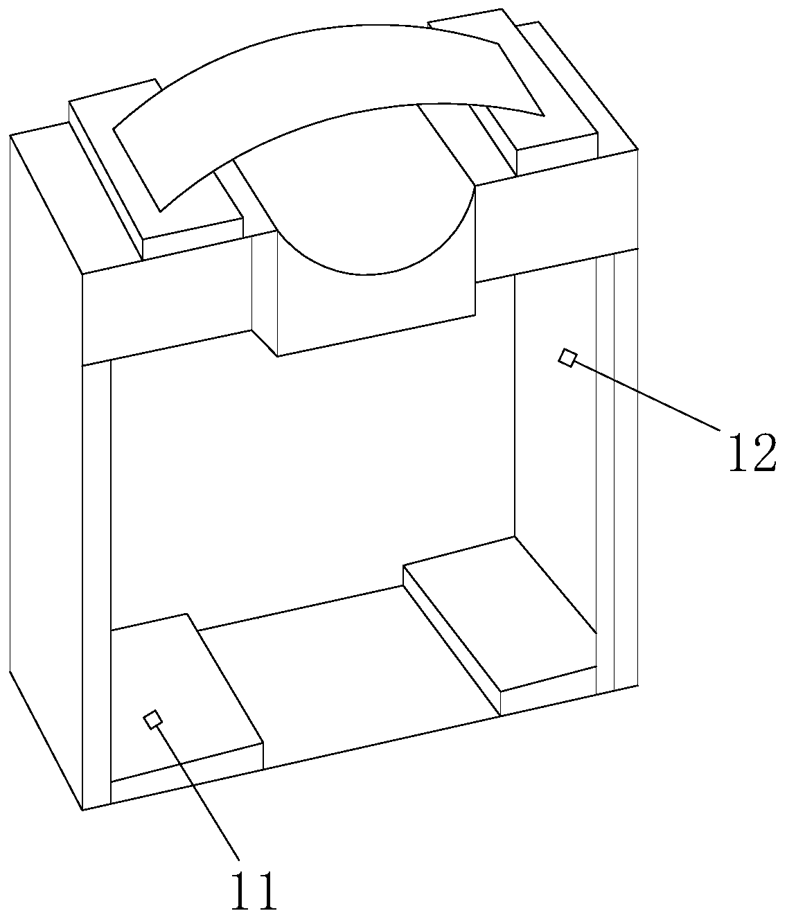 Cattle injection device capable of adjusting emotions and restricting activities for Mongolian cattle