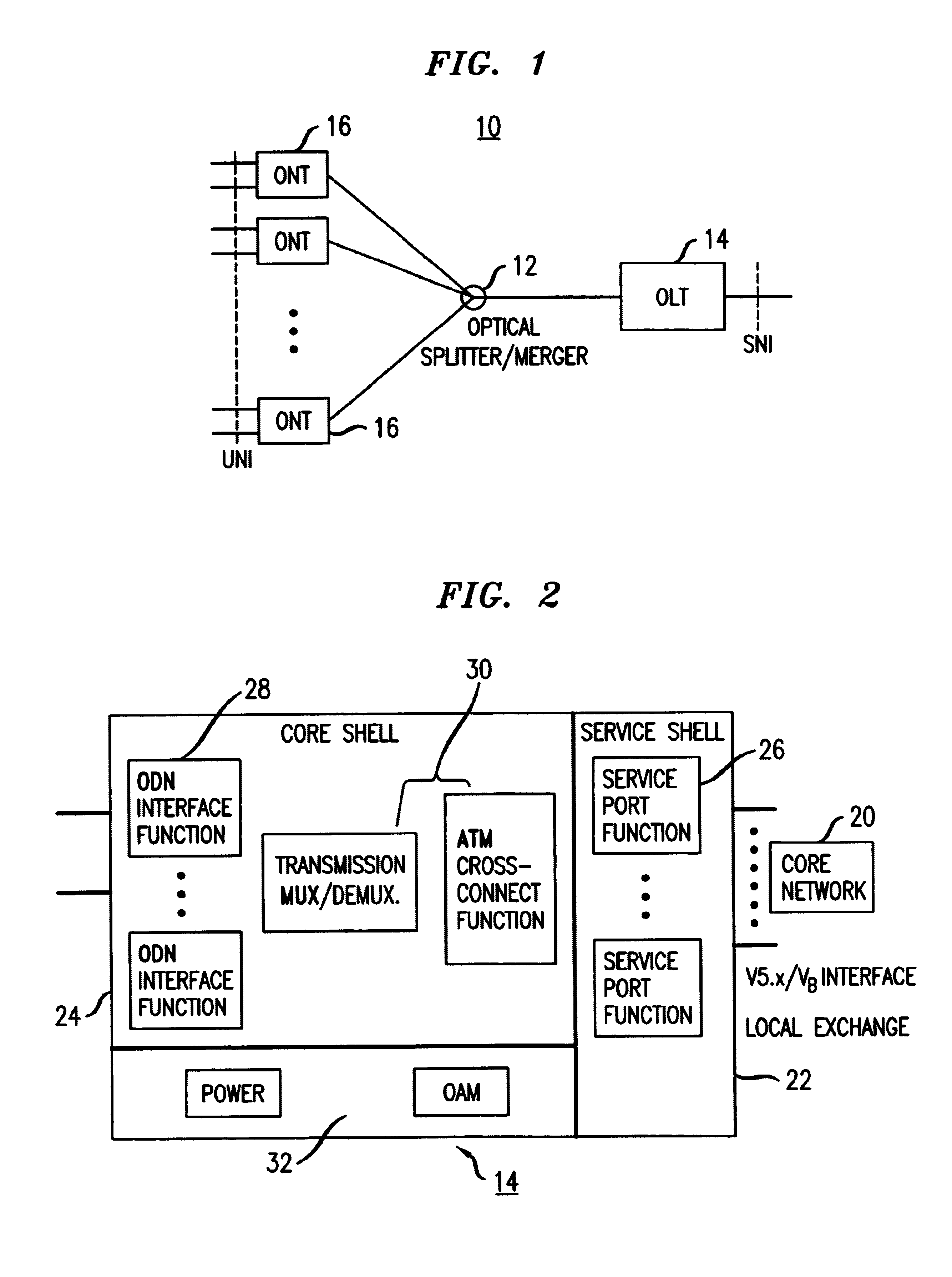 Multi-table based grant generator for improved granularity in an ATM-PON