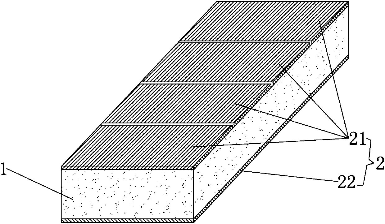 Novel thermistor array chip and preparation method of same