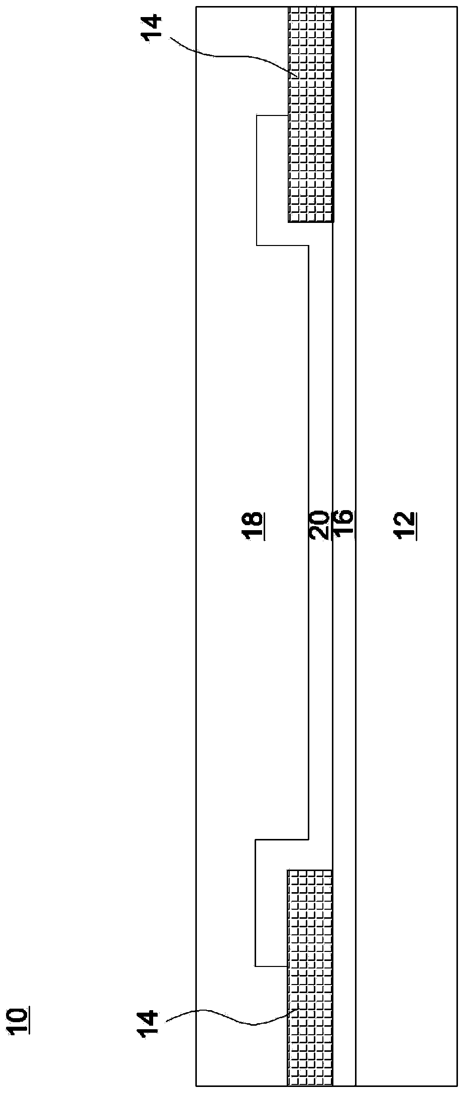 Touch-sensing electrode structure and touch-sensitive device