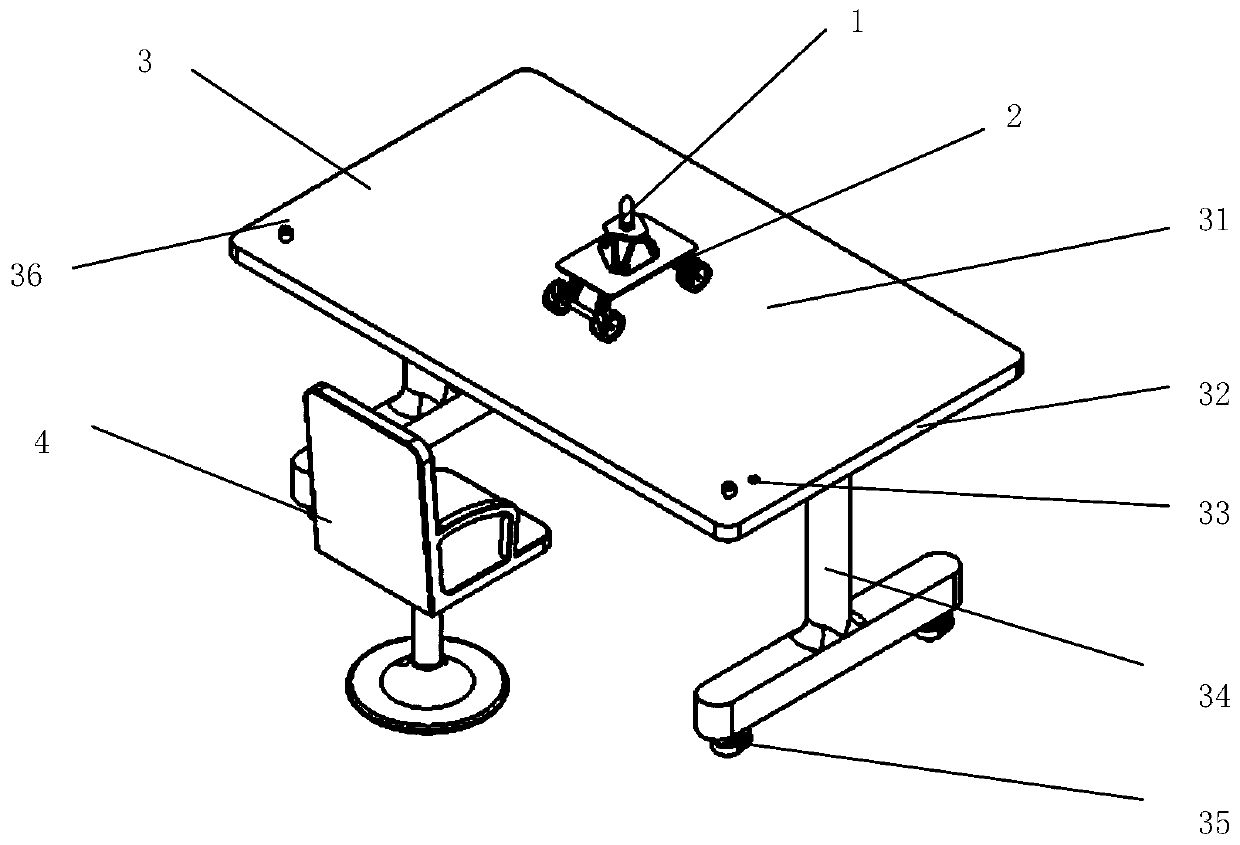 Upper limb rehabilitation training robot based on omnidirectional moving platform