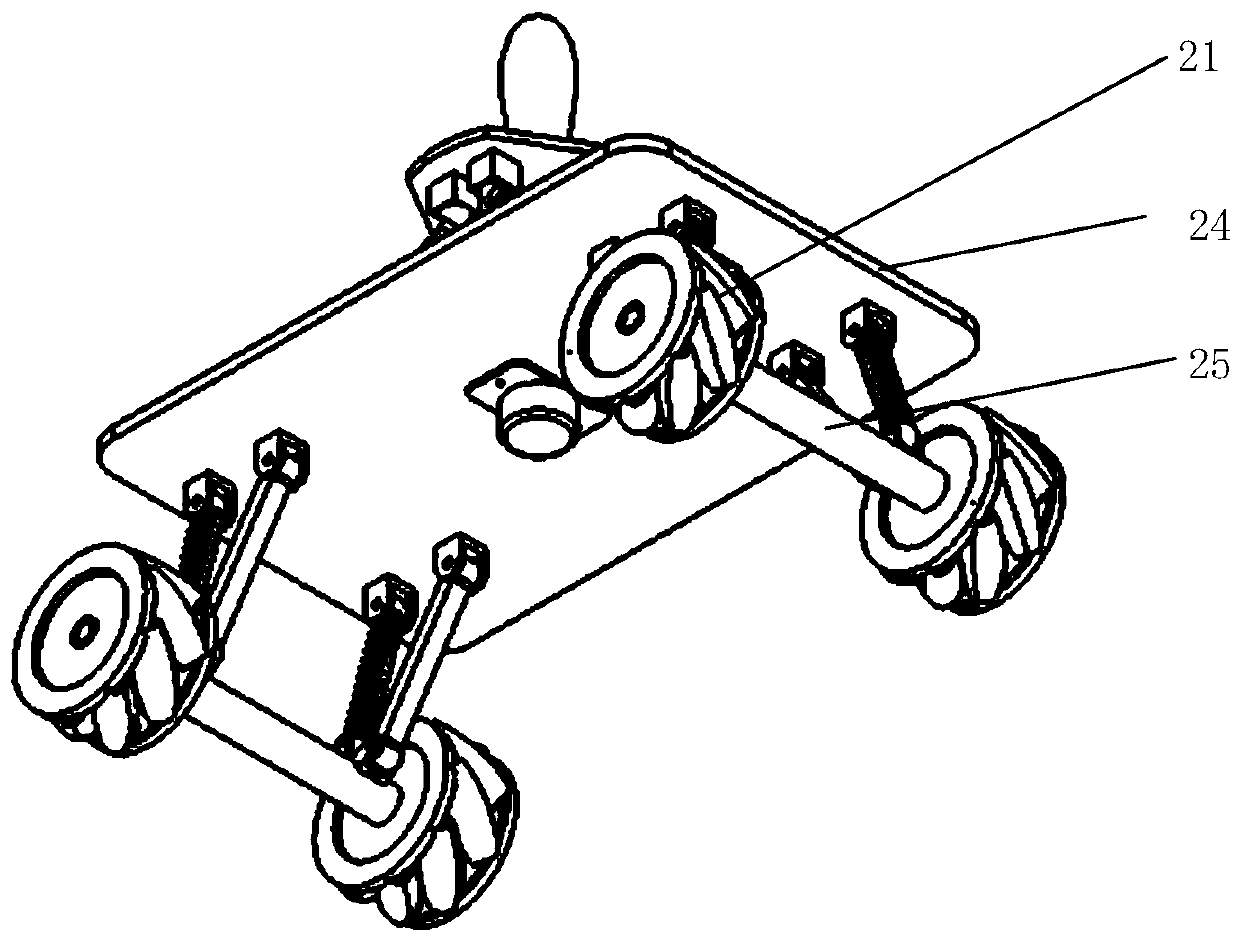 Upper limb rehabilitation training robot based on omnidirectional moving platform