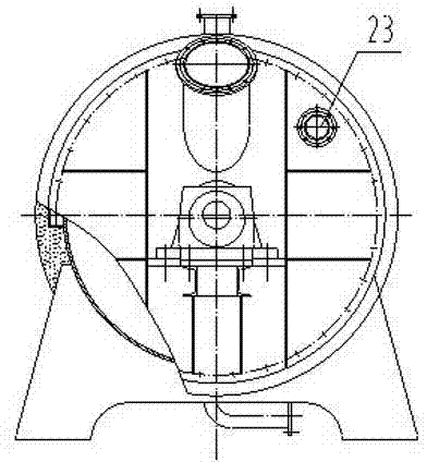 Horizontal aerobic fermentation reactor and aerobic fermentation reaction method