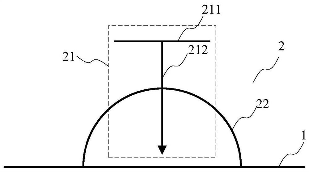 Touch display screen with physical keys, and control method thereof