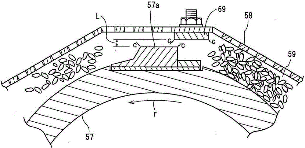 Refining method and device for low-grade brown rice