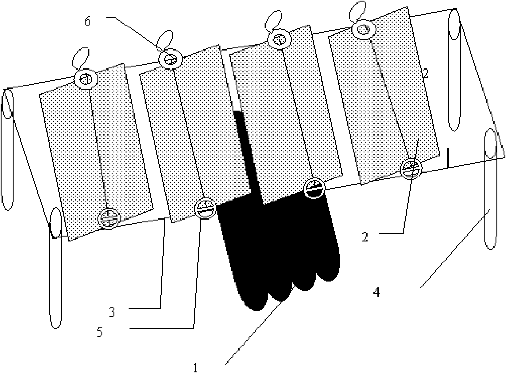 Solar energy distributed linear solar optical lens tracking system and application