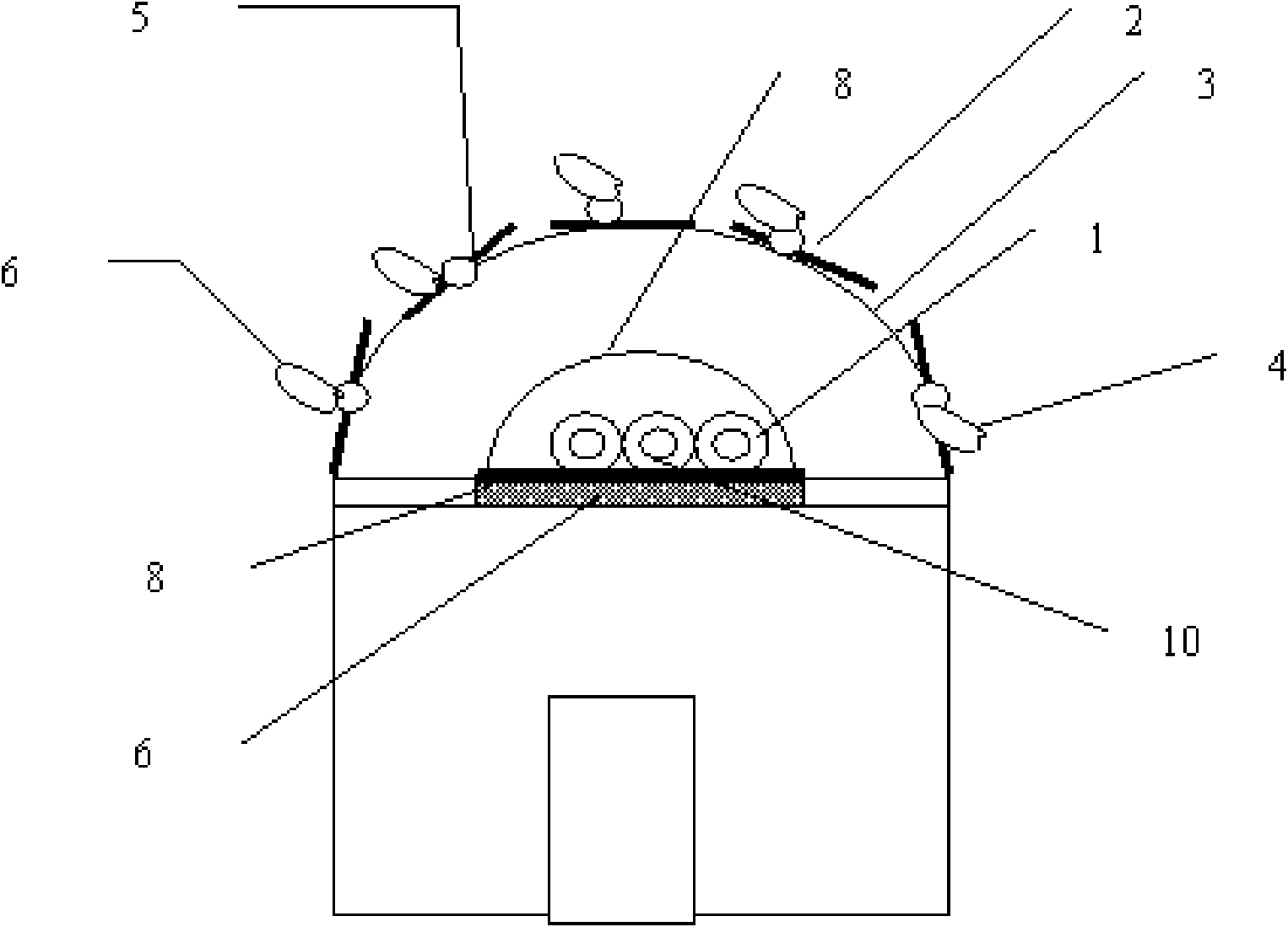 Solar energy distributed linear solar optical lens tracking system and application